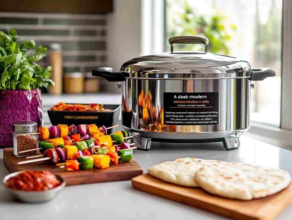 A variety of dishes prepared using a tandoor, showing the results you can achieve when exploring tandoor vs tandoori