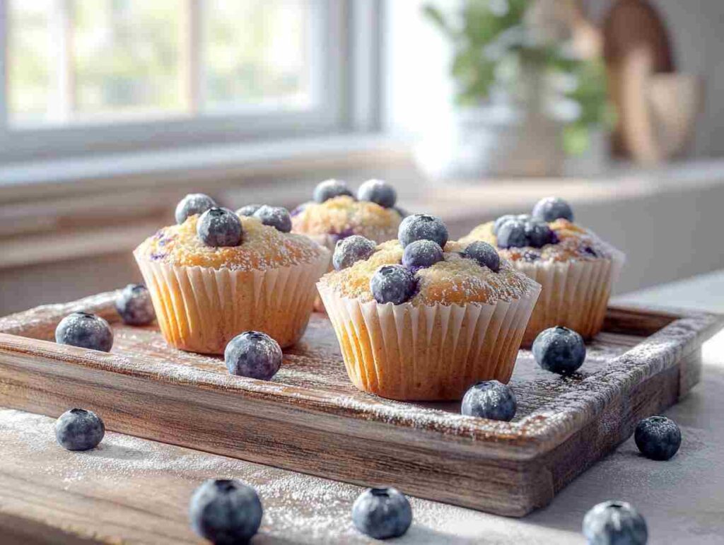 A variety of muffins topped with nuts, berries, and streusel, showcasing variations for my favorite muffin recipe