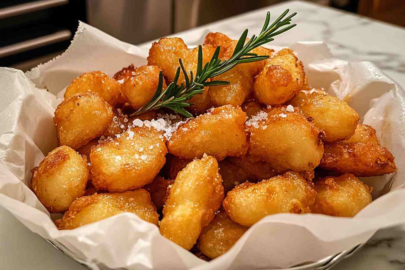 Crispy Golden Papas Fritas with Sea Salt and Herbs