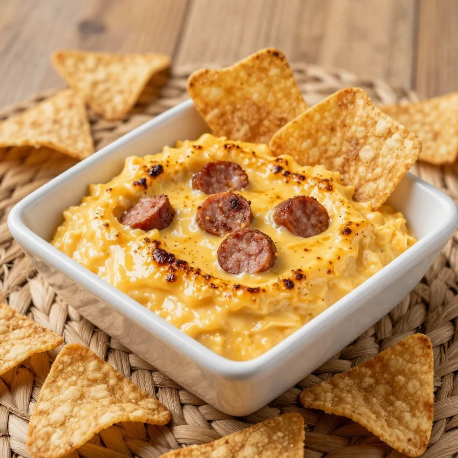 A colorful bowl of Hissy Fit Dip with fresh vegetables and tortilla chips surrounding it